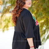 Sierra Embroidered Top - LAST ONES FINAL SALE
