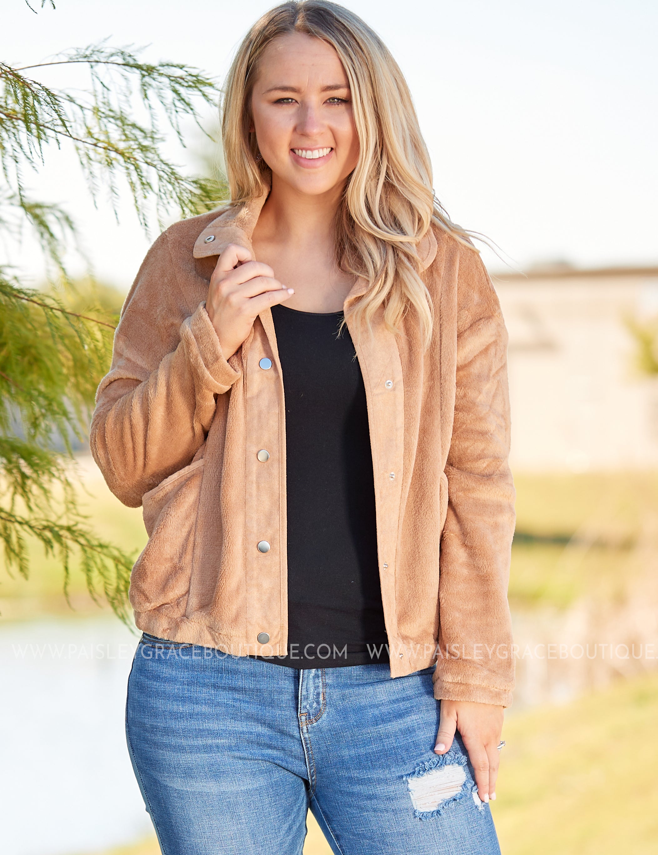 Aspen Adventures Jacket- BEIGE - LAST ONES FINAL SALE