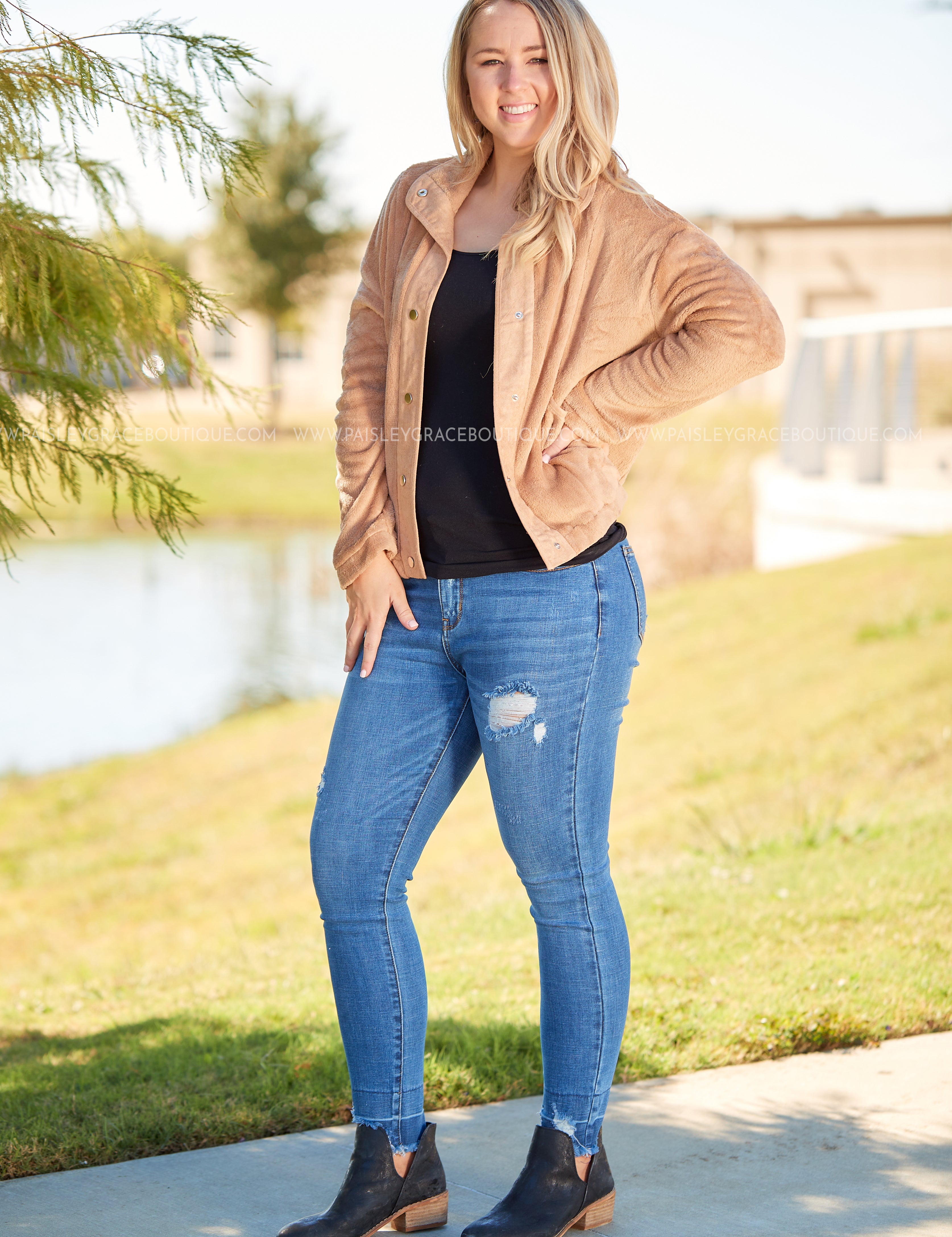 Aspen Adventures Jacket- BEIGE - LAST ONES FINAL SALE