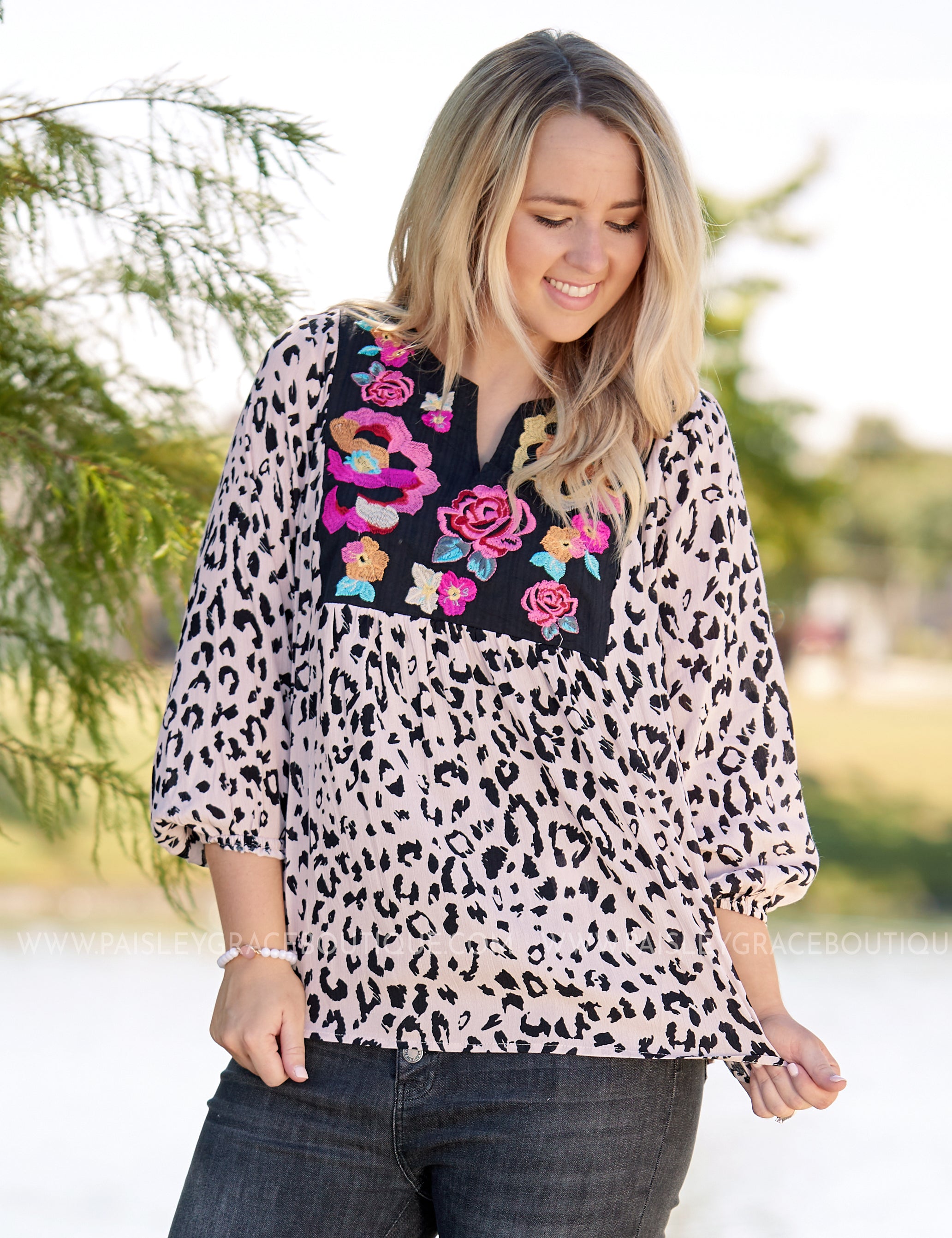 Cassandra Embroidered Top - LAST ONES FINAL SALE