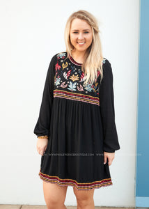 Valencia Embroidered Dress - FINAL SALE
