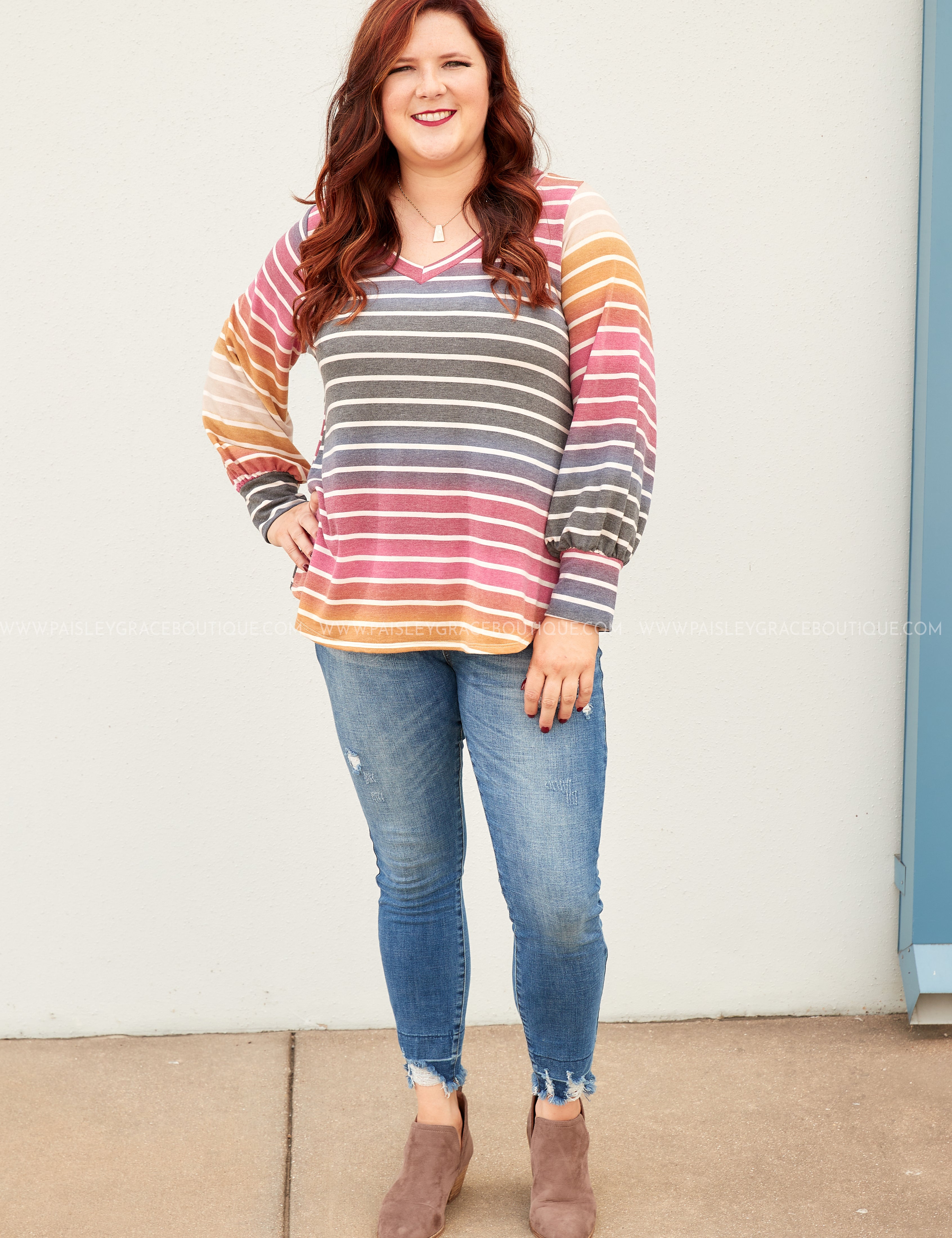 Journey Top- MAGENTA* LAST ONES FINAL SALE *