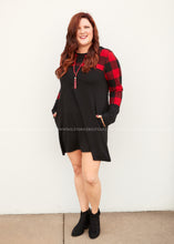 Load image into Gallery viewer, Plaid Bliss Dress - LAST ONES FINAL SALE
