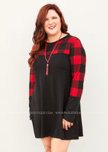 Load image into Gallery viewer, Plaid Bliss Dress - LAST ONES FINAL SALE
