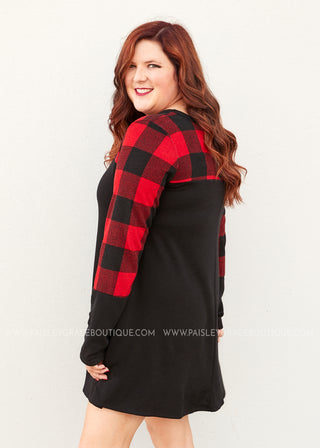 Plaid Bliss Dress - LAST ONES FINAL SALE