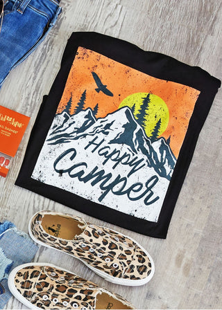 Happy Camper Tee - LAST ONES FINAL SALE