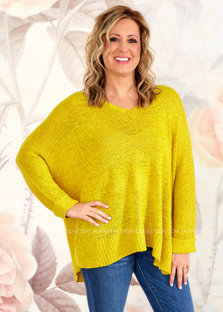 Westland Sweater by Mudpie - Citrine - LAST ONE FINAL SALE