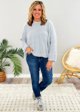 Load image into Gallery viewer, Frances Chenille Sweater by Mud Pie - Grey - FINAL SALE
