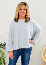 Load image into Gallery viewer, Frances Chenille Sweater by Mud Pie - Grey - FINAL SALE
