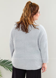 Frances Chenille Sweater by Mud Pie - Grey - FINAL SALE
