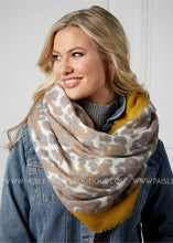 Load image into Gallery viewer, Leopard Scarf By Mud Pie - Grey - FINAL SALE
