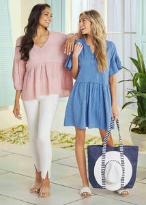 Hat & Tote Set by Mud Pie - FINAL SALE CLEARANCE