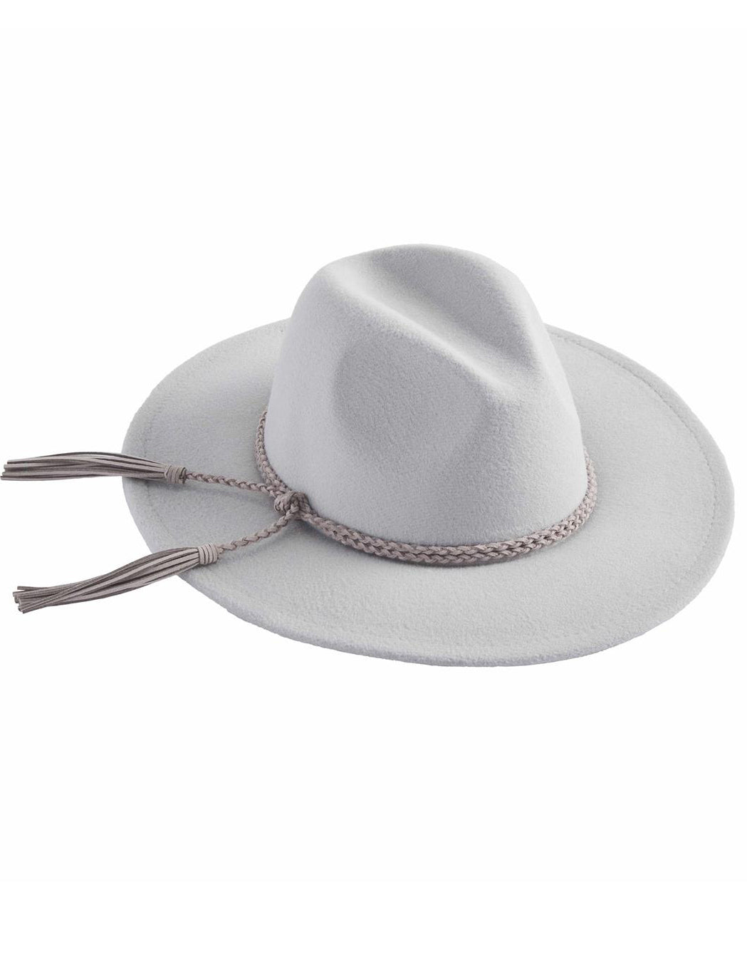 Solid Braided Fedora - 2 colors