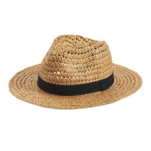 Load image into Gallery viewer, Fedora Straw Hats by Mud Pie - FINAL SALE CLEARANCE
