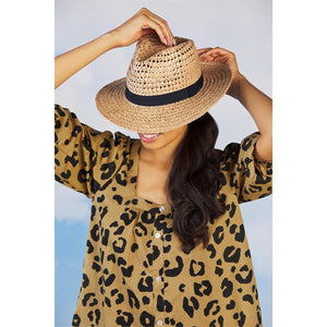 Fedora Straw Hats by Mud Pie - FINAL SALE CLEARANCE