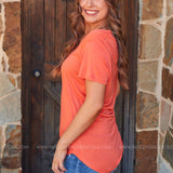 Many Little Reasons Top - Orange* LAST ONES FINAL SALE *
