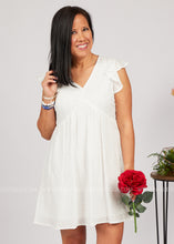 Load image into Gallery viewer, Ashby Eyelet Dress-WHITE  - FINAL SALE
