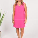 Audrey Dress- Hot Pink - LAST ONES FINAL SALE