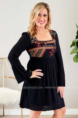 Gianna Embroidered Dress - FINAL SALE