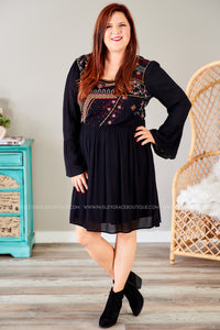 Gianna Embroidered Dress - FINAL SALE