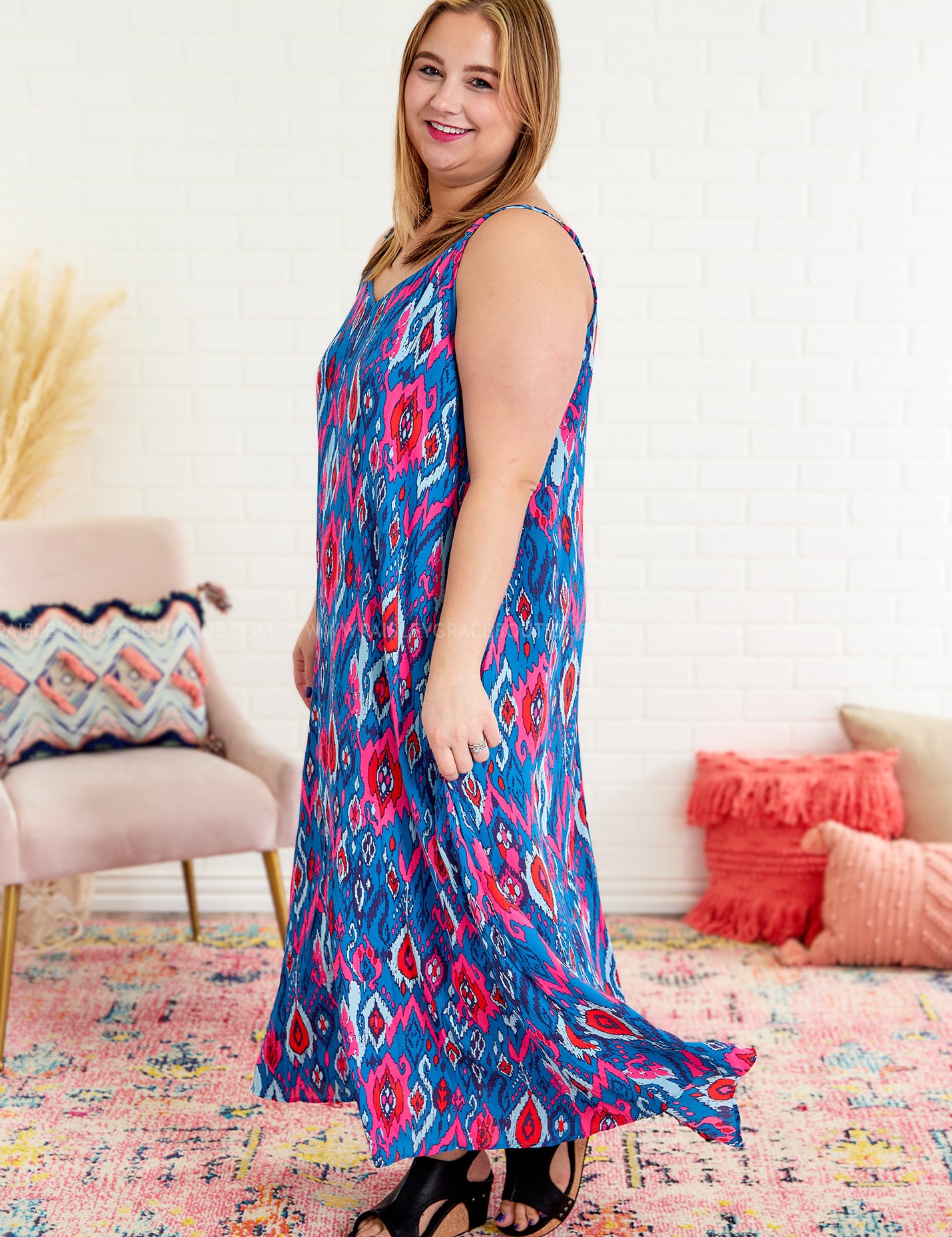 Let's Stay Awhile Maxi Dress - LAST ONES FINAL SALE