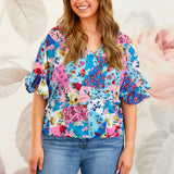 Heidi Top - Periwinkle Mix* FINAL SALE *