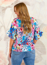 Load image into Gallery viewer, Heidi Top - Periwinkle Mix - FINAL SALE CLEARANCE
