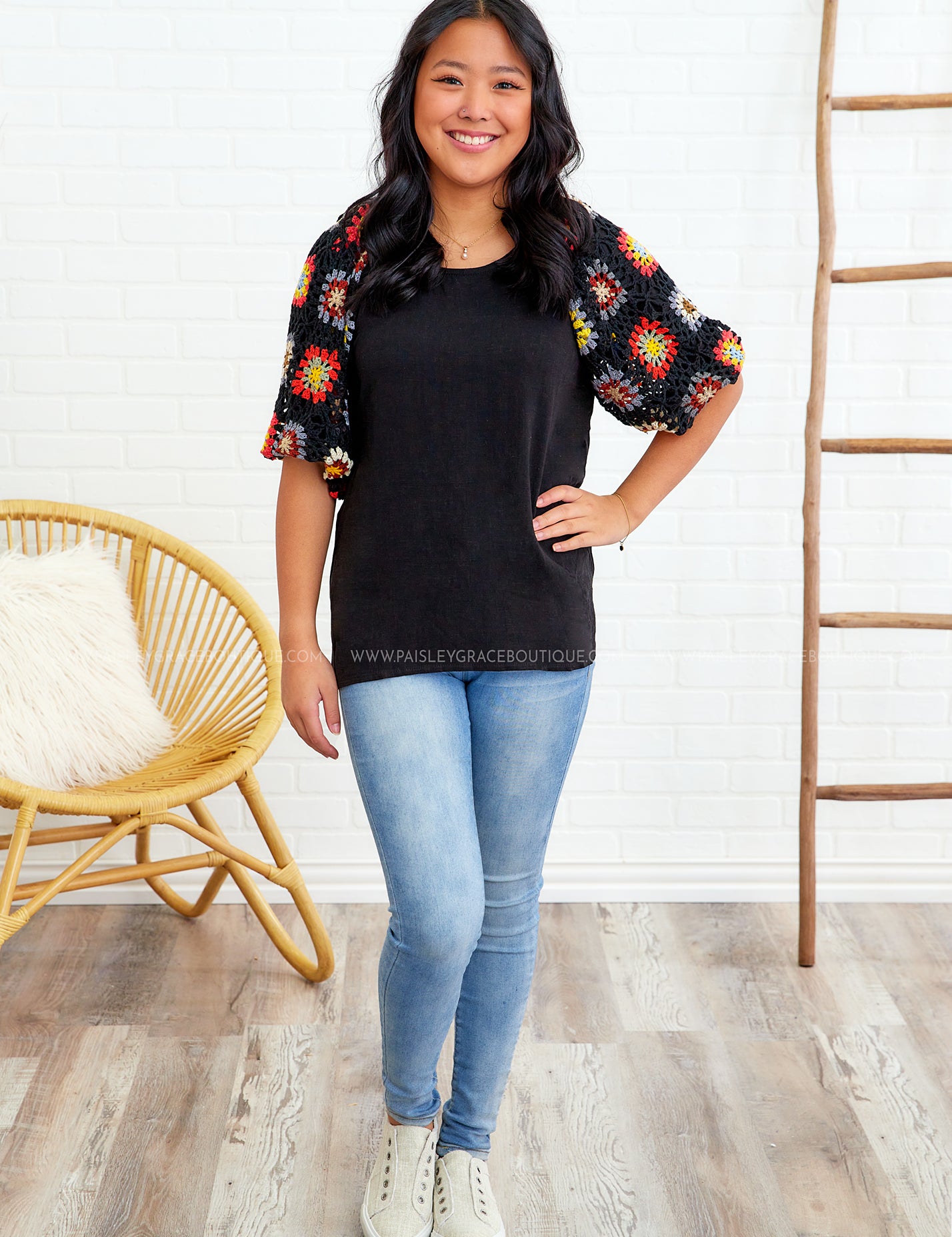 Letting Things Go Top - Black - LAST ONES FINAL SALE