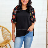 Letting Things Go Top - Black - LAST ONES FINAL SALE