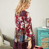 In Harmony Dress- BURGUNDY* LAST ONES FINAL SALE *