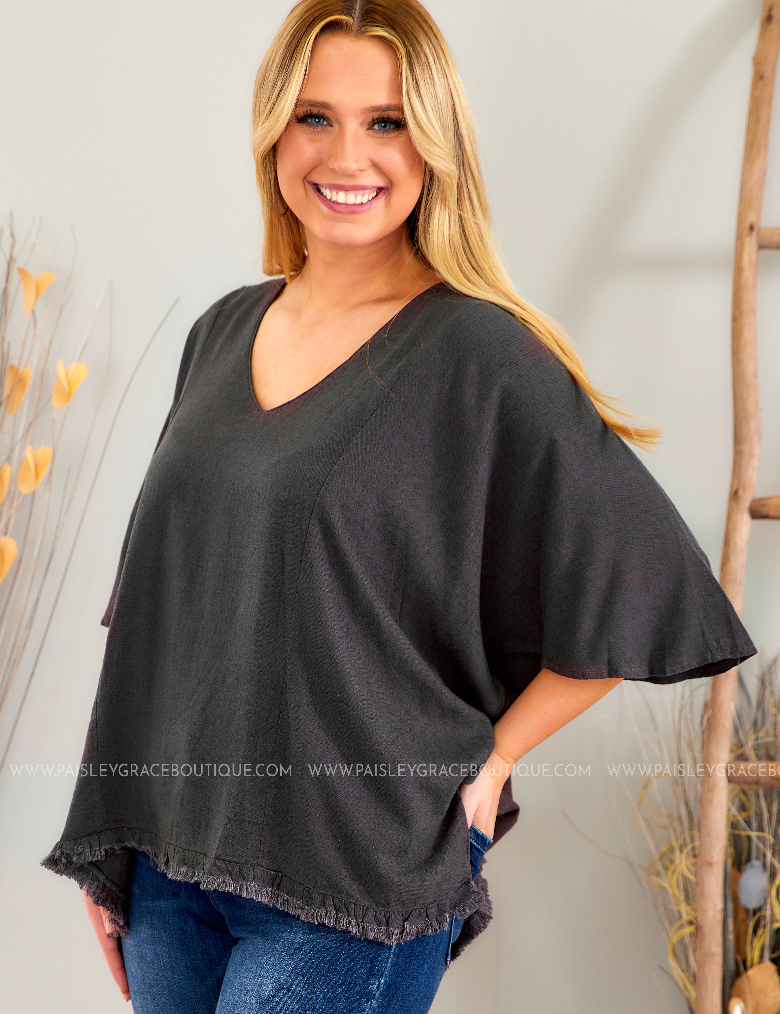Just Too Good Top - 2 Colors - LAST ONES FINAL SALE
