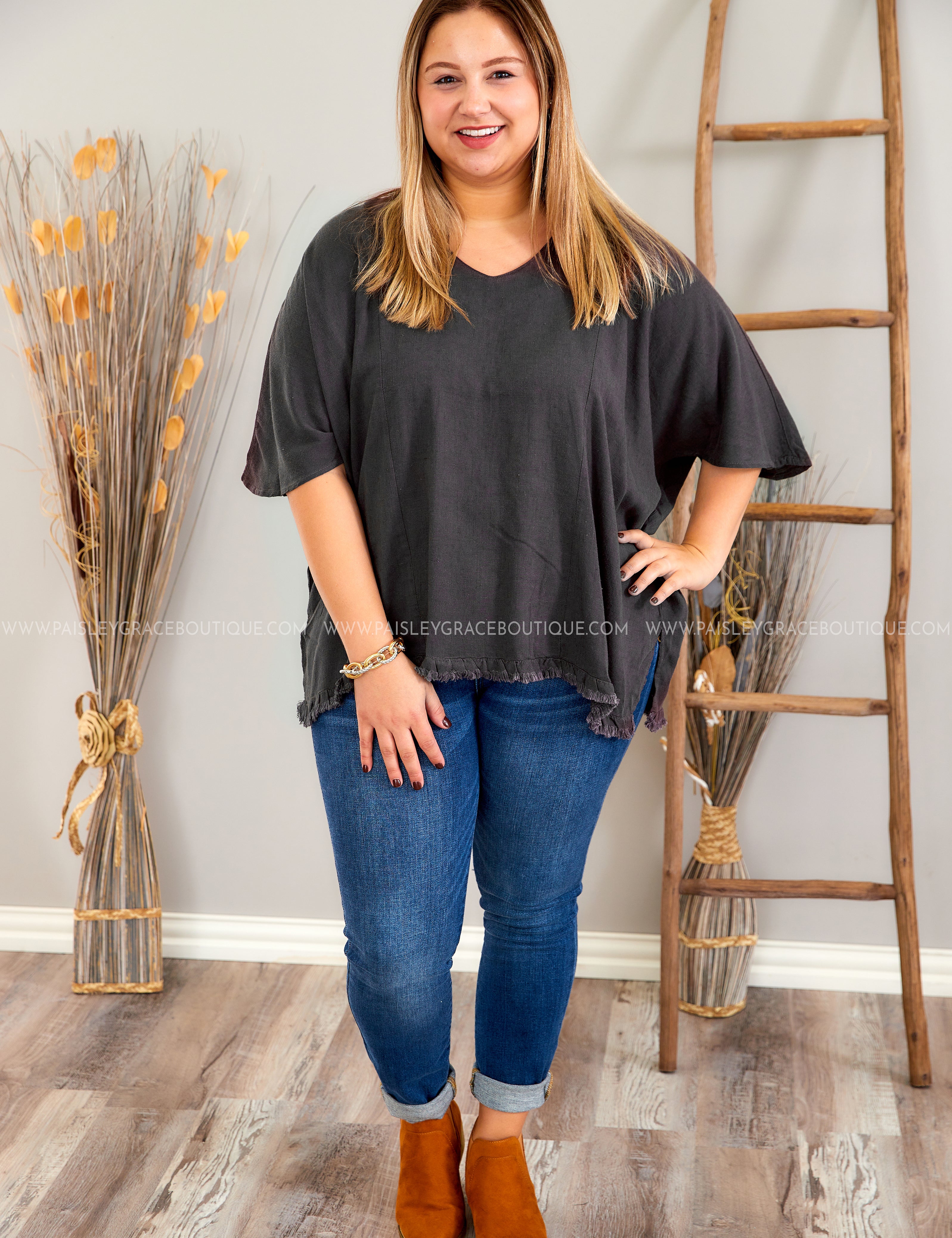 Just Too Good Top - 2 Colors - LAST ONES FINAL SALE