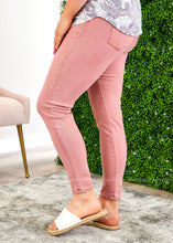 Load image into Gallery viewer, Abby Ankle Skinny Jeans by Liverpool - MAUVE BLUSH - FINAL SALE
