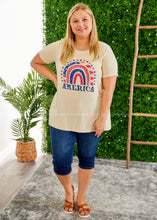 Load image into Gallery viewer, America Rainbow Tee - LAST ONES FINAL SALE
