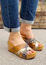 Load image into Gallery viewer, Amuse Wedges by Corkys - Leopard - FINAL SALE
