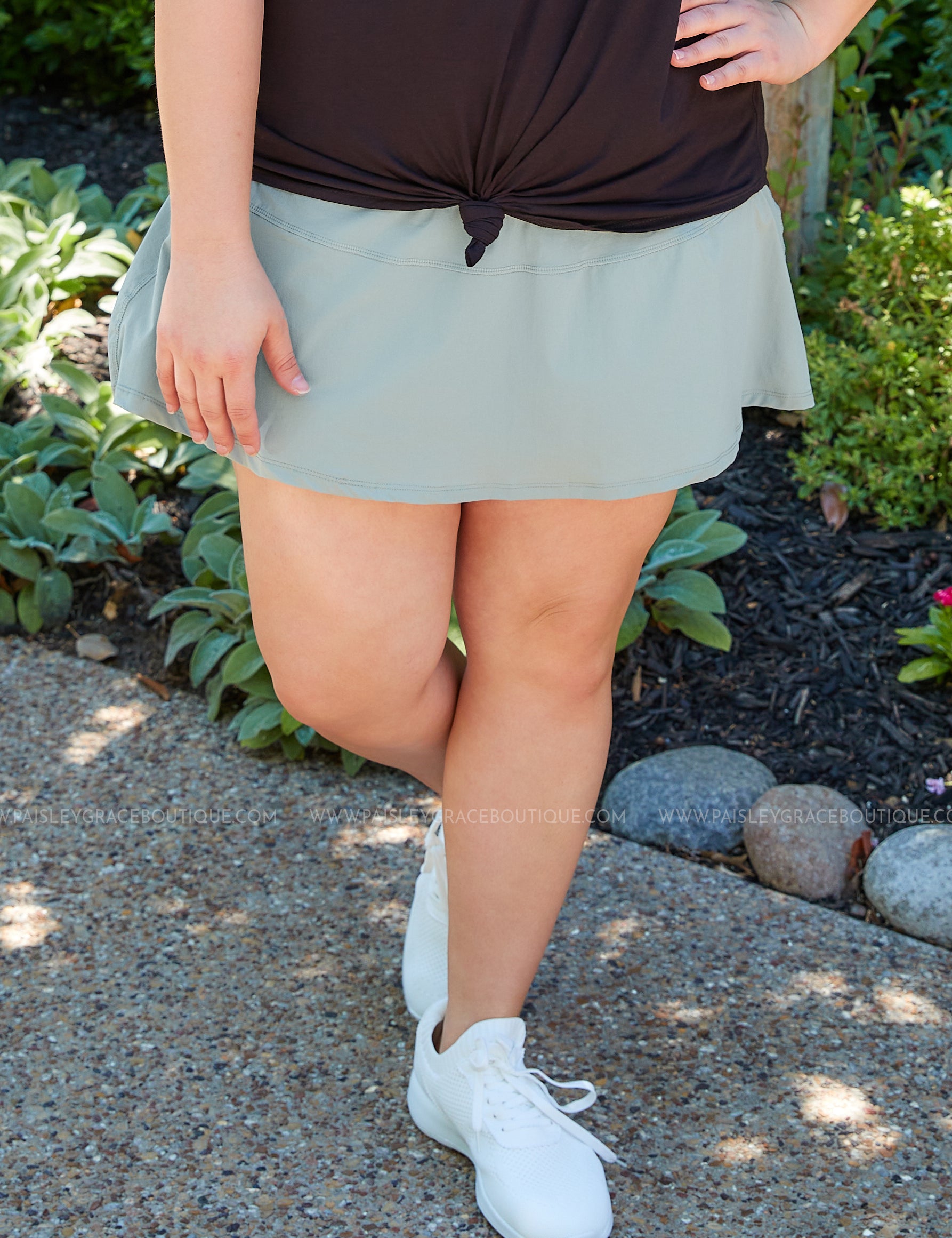 Taren Tennis Skirt - Sage* LAST ONES FINAL SALE *