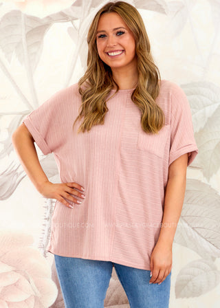 Friday Feeling Top - Blush - FINAL SALE