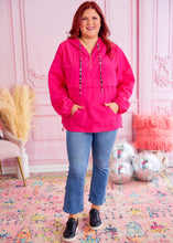 Load image into Gallery viewer, Don&#39;t Rain on My Parade Jacket - Fuchsia - FINAL SALE
