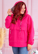 Load image into Gallery viewer, Don&#39;t Rain on My Parade Jacket - Fuchsia - FINAL SALE
