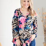 Kenzie Leopard Top - LAST ONES FINAL SALE