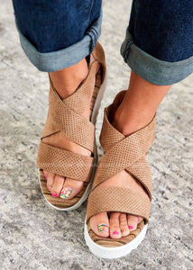 Allie Sandal RESTOCK by Very G. - TAUPE  - FINAL SALE