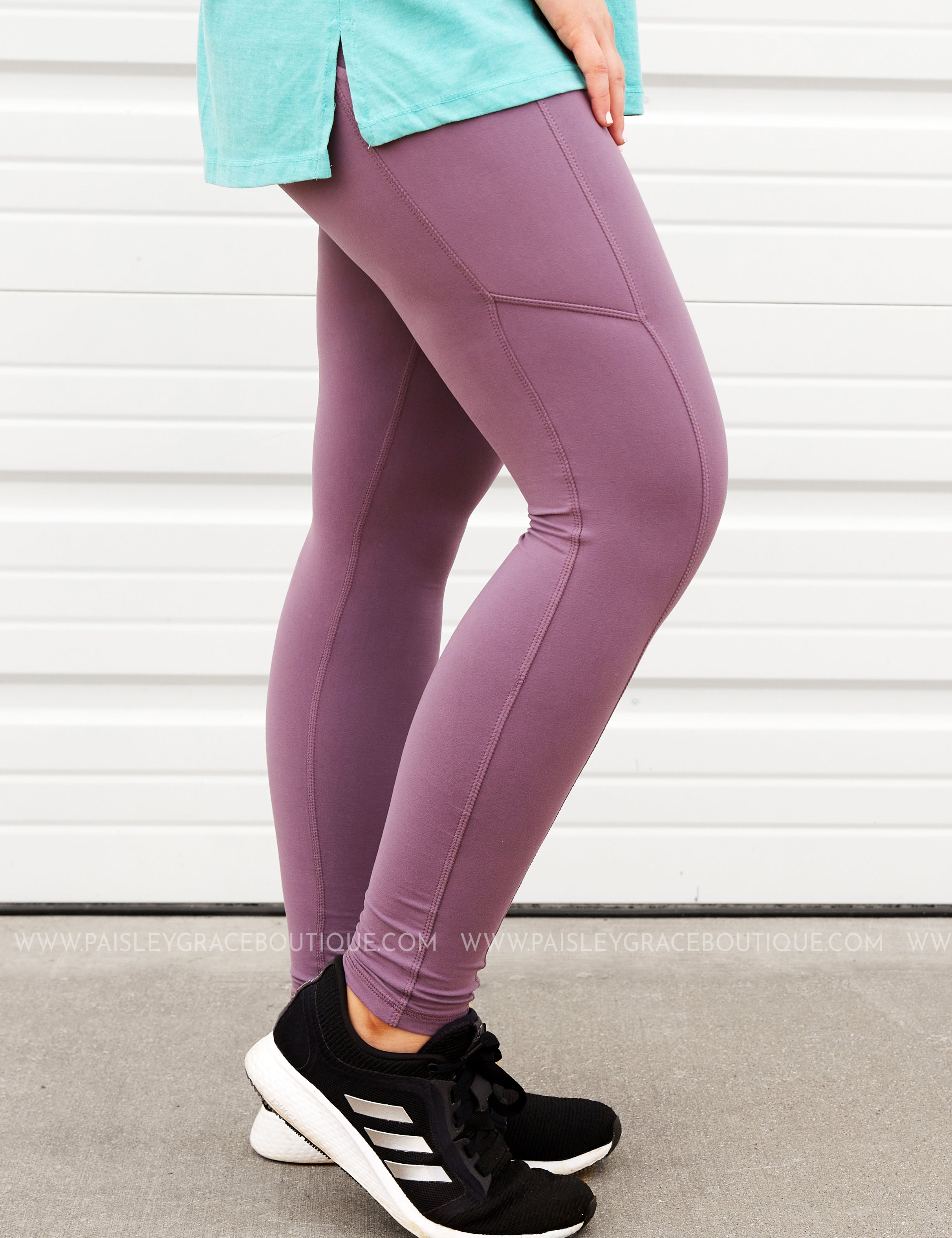Full Length Leggings - FROSTED MULBERRY - REG. ONLY* LAST ONES FINAL SALE *