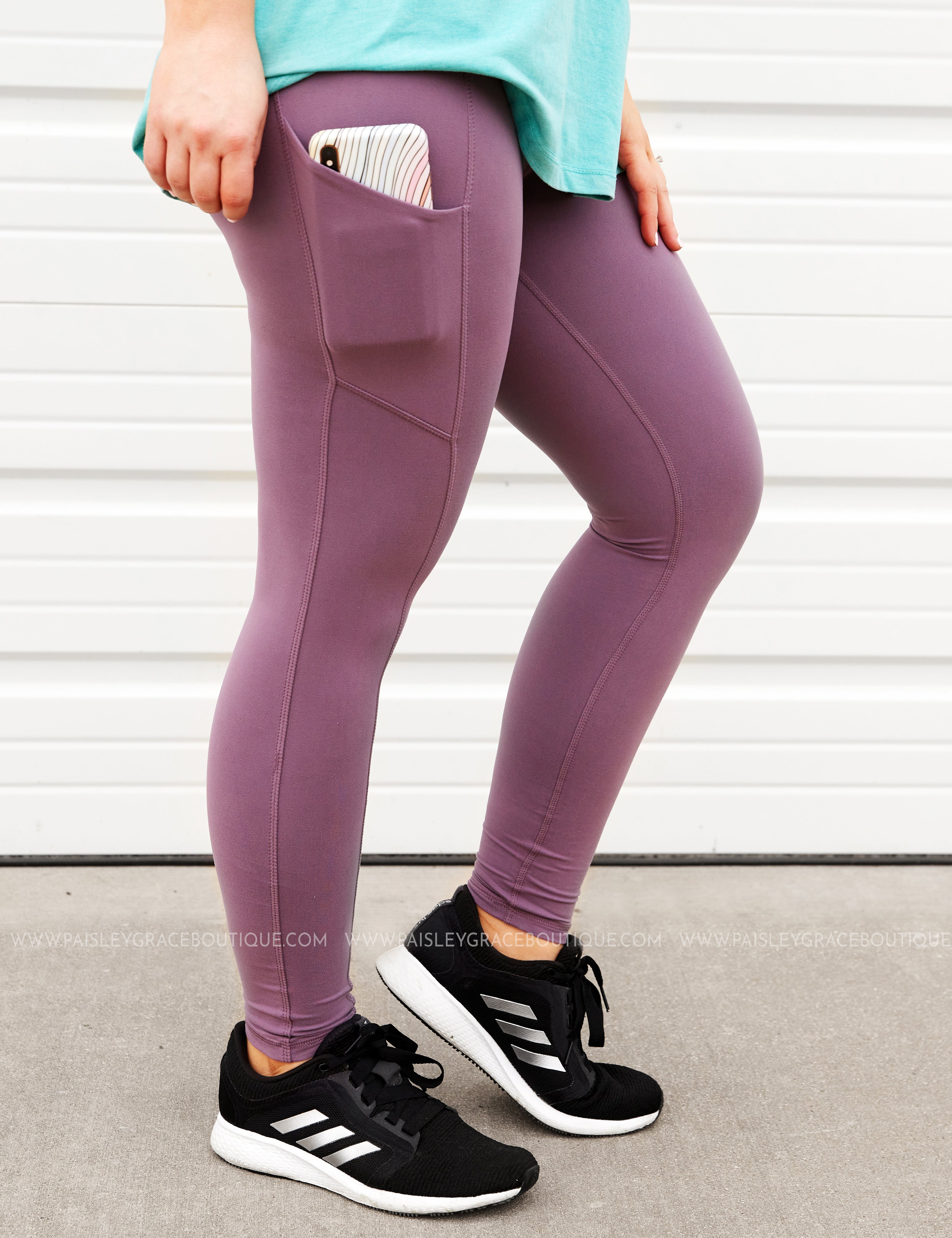 Full Length Leggings - FROSTED MULBERRY - REG. ONLY* LAST ONES FINAL SALE *