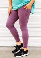 Load image into Gallery viewer, Full Length Leggings - FROSTED MULBERRY - REG. ONLY - FINAL SALE
