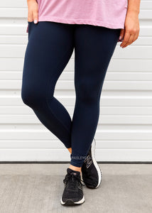 Full Length Leggings - NOCTURNAL NAVY - FINAL SALE CLEARANCE