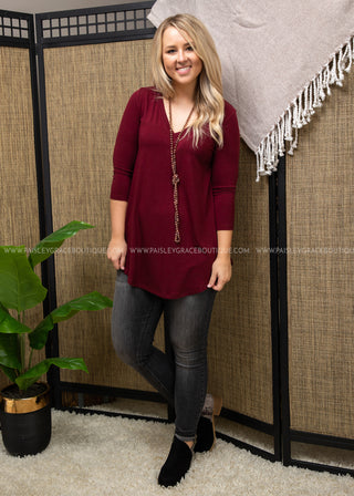 The Haven Top- CABERNET- RESTOCK - FINAL SALE