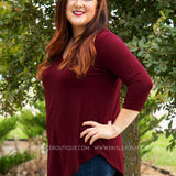 The Haven Top- CABERNET- RESTOCK - LAST ONES FINAL SALE