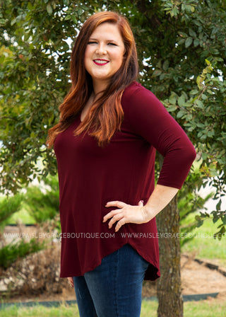 The Haven Top- CABERNET- RESTOCK - FINAL SALE