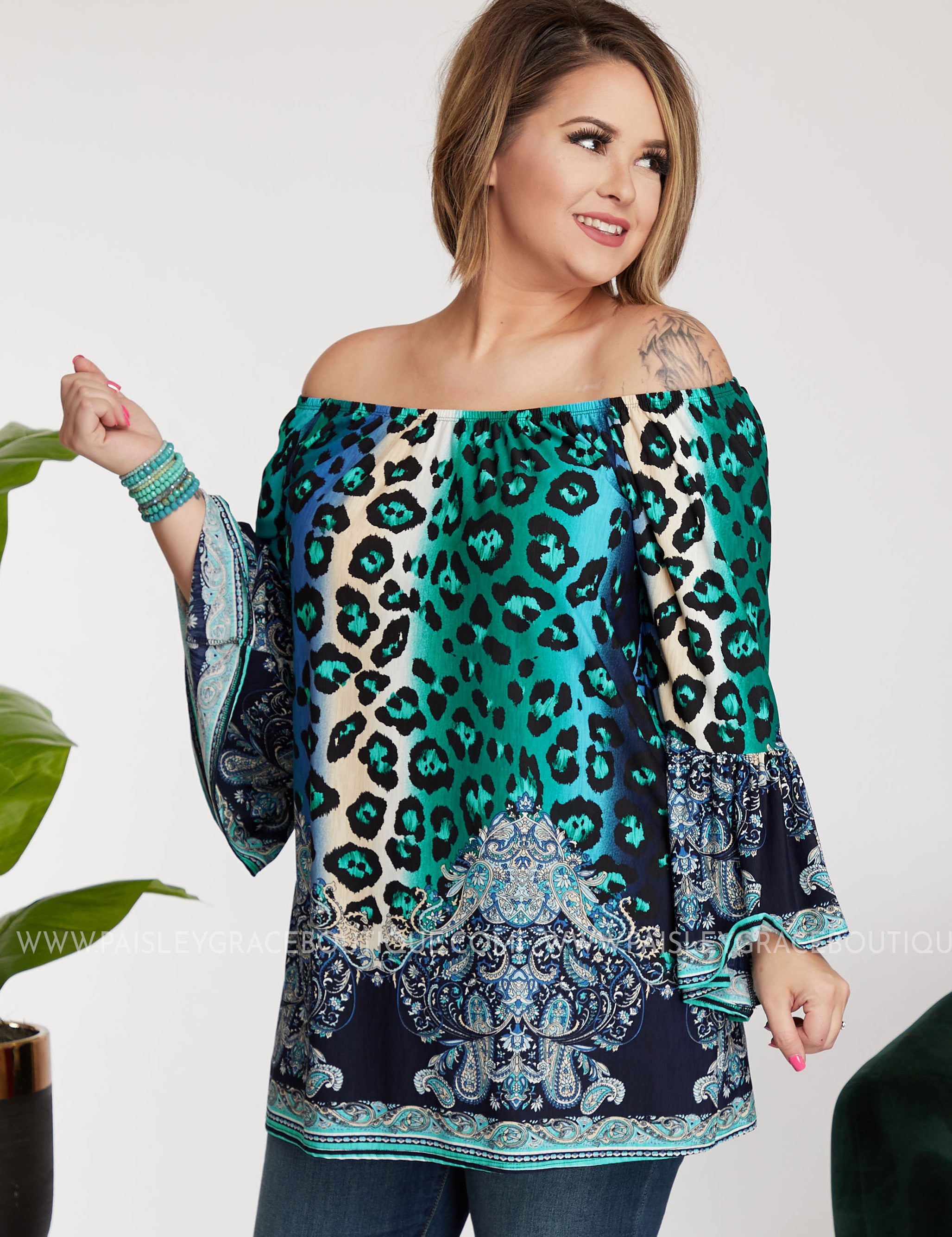 You Blue Me Away Top - LAST ONES FINAL SALE