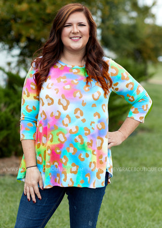 Neon Lights Top  - LAST ONE FINAL SALE